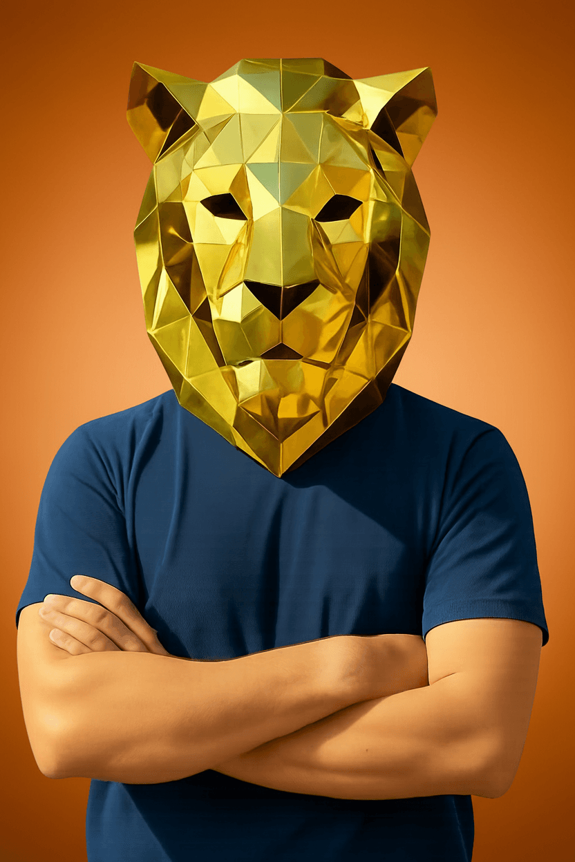 Escultura decorativa de león - Impresión 3D